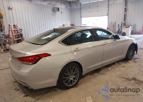 2015 Hyundai Genesis 3.8 из США, поврежденный, VIN KMHGN4JE2FU080447